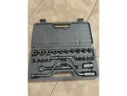 Caja Juego Herramientas Llaves Tubo 25 Piezas Hasta 22 Mm