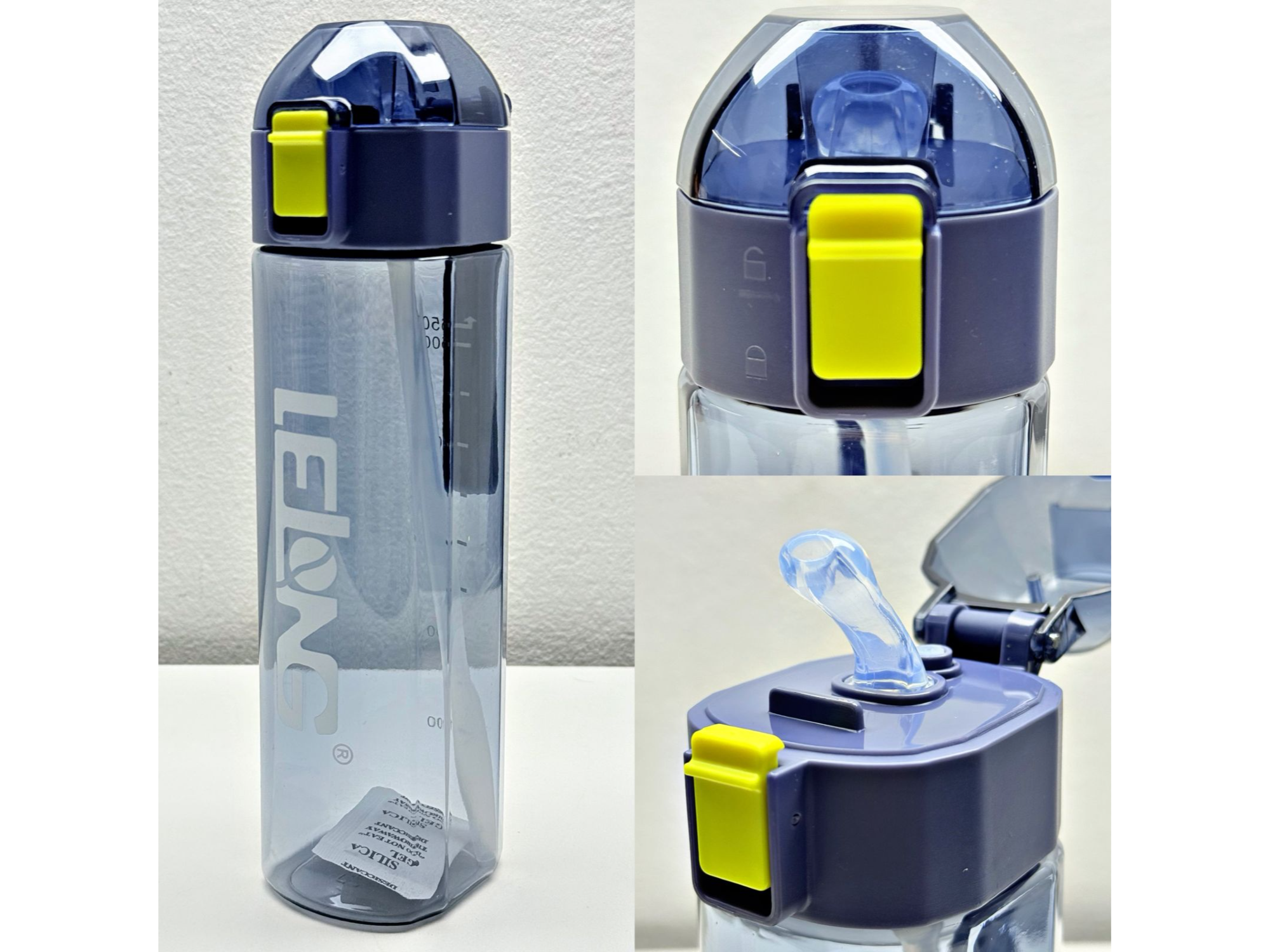 🚰 Botellas deportivas Lelong con sorbete y tapa flip 🧴