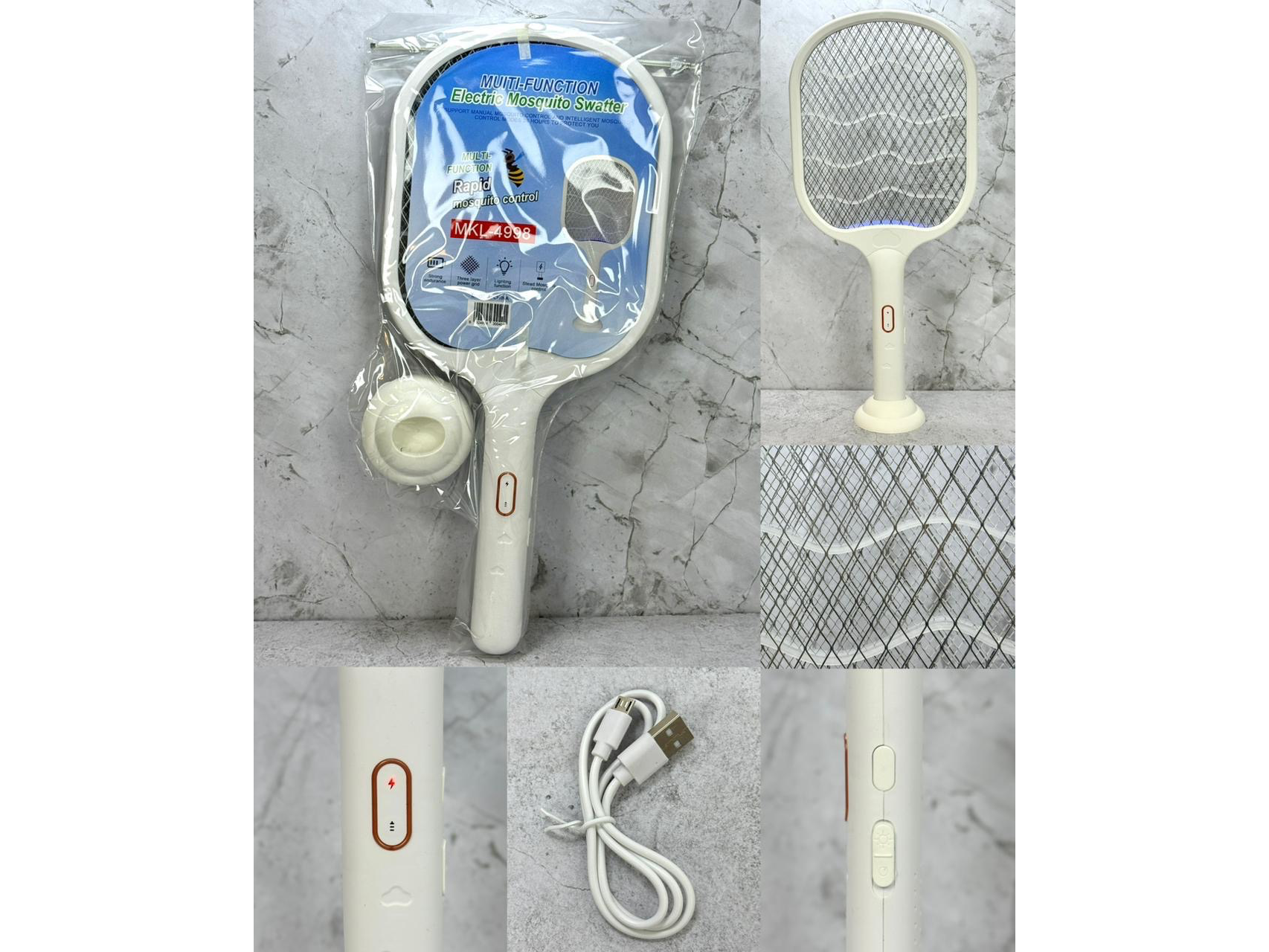 *💥 RAQUETA MATA MOSQUITO RECARGABLE – PODER ANTI-INSECTOS 💥