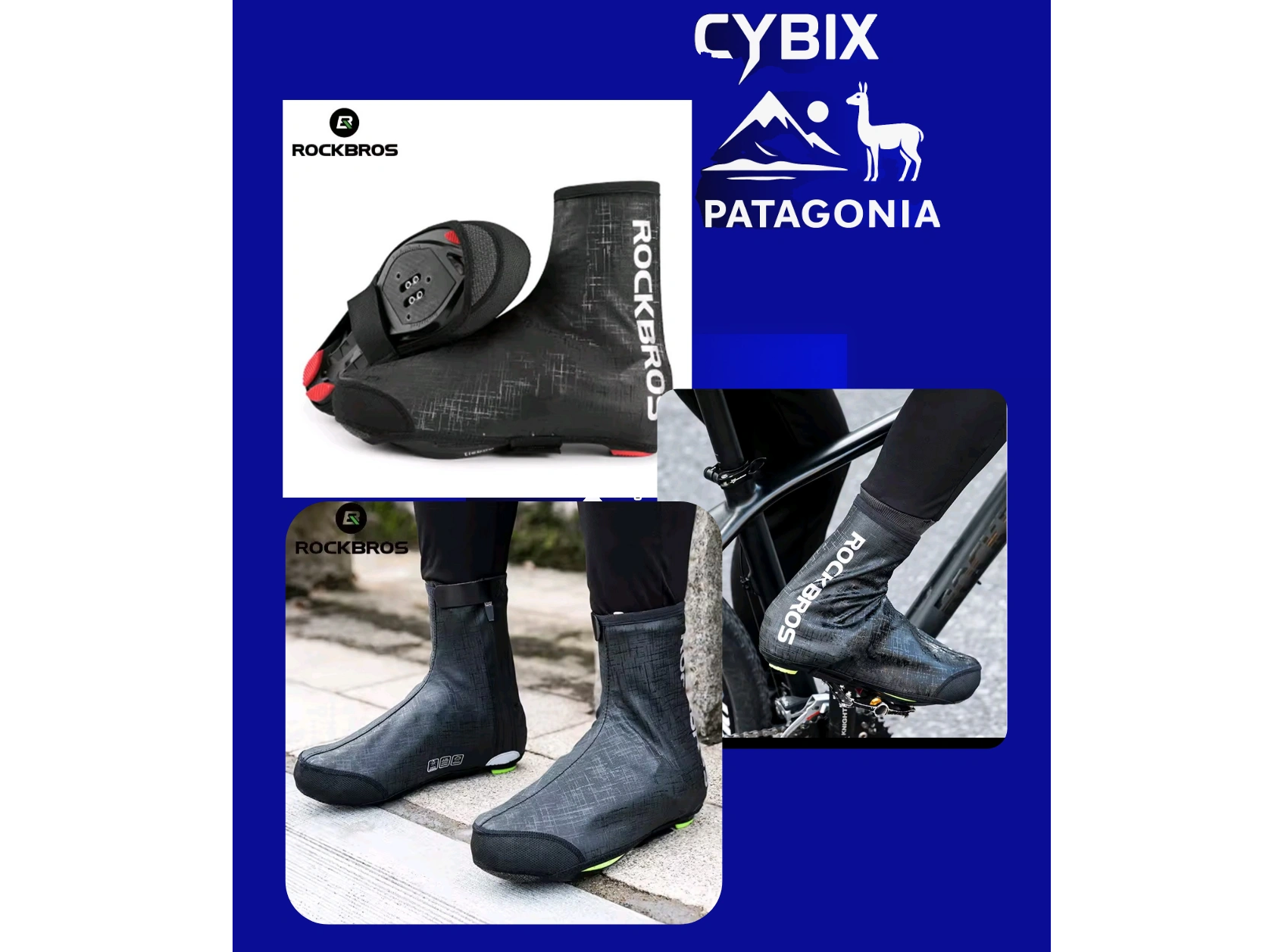 Cubre zapatos ciclismo rockbros