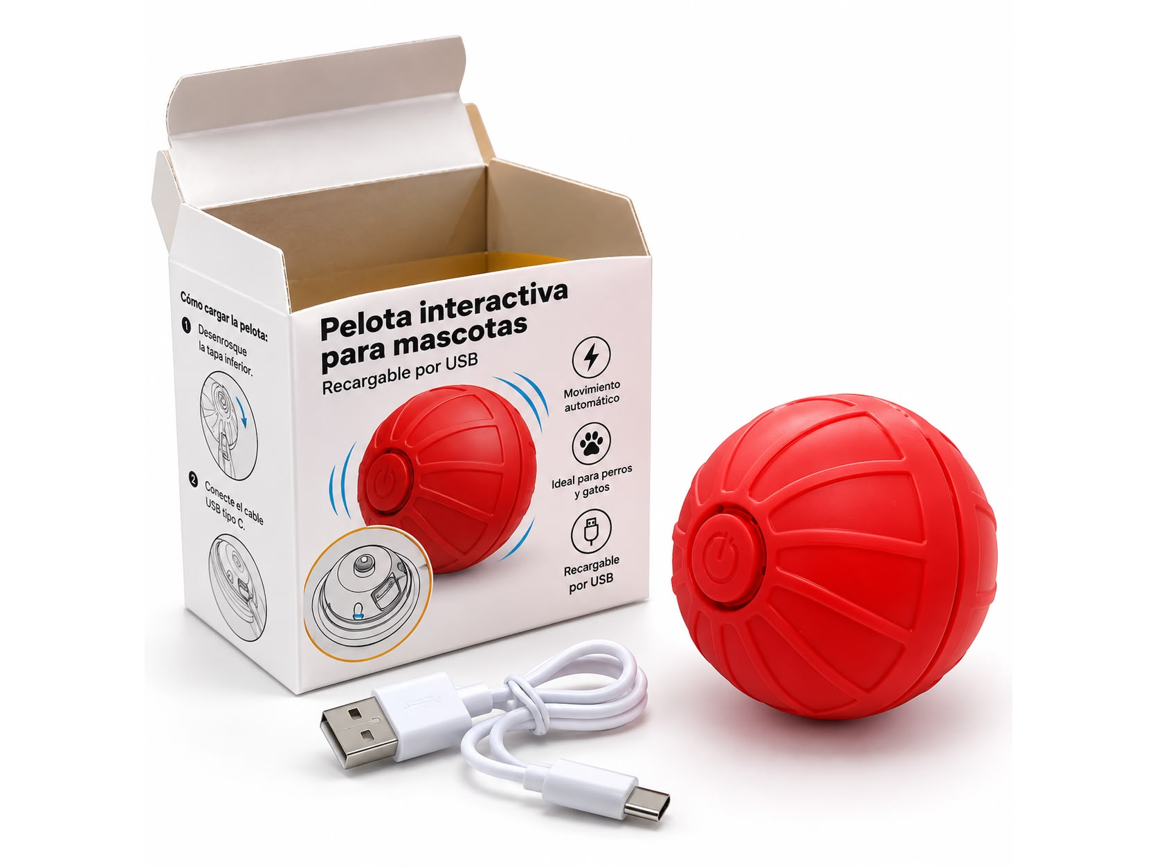 🐾 Pelota Interactiva para Perros de veronesi