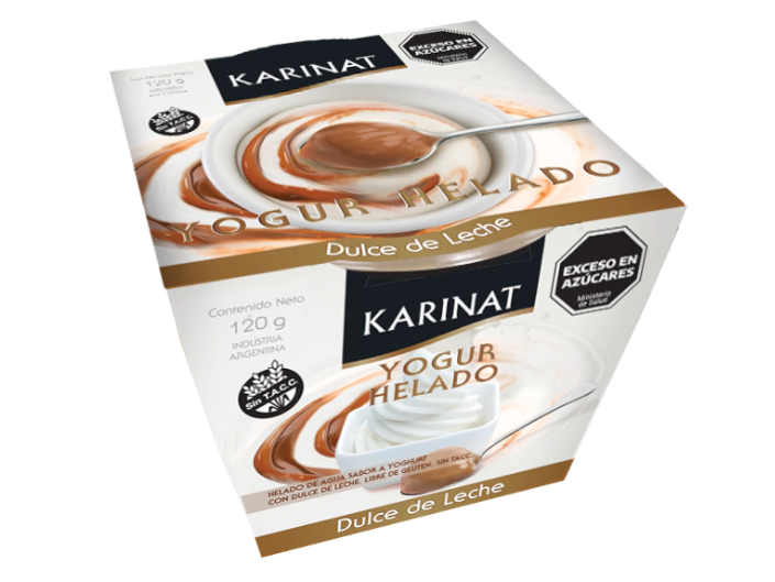 Karinat - Yogur helado dulce de leche