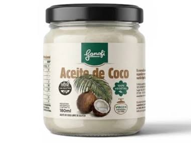 ACEITE DE COCO - GANOFI 180ML VIRGEN