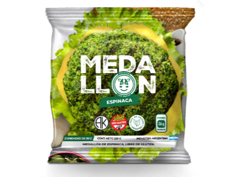 Medallon espinaca veggie -2U