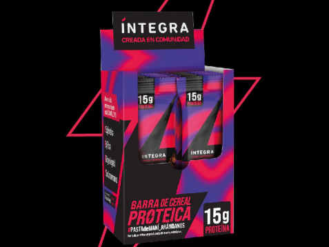 INTEGRA  proteicas pasta de maní y arándanos