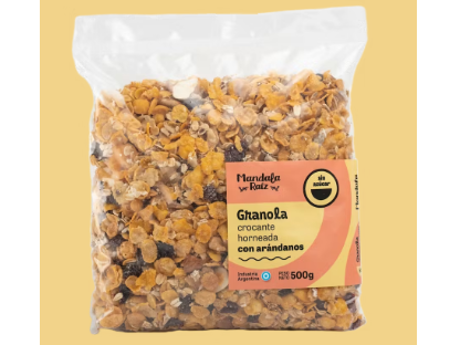 Granola con arándanos (sin azucar) - Mandala raíz