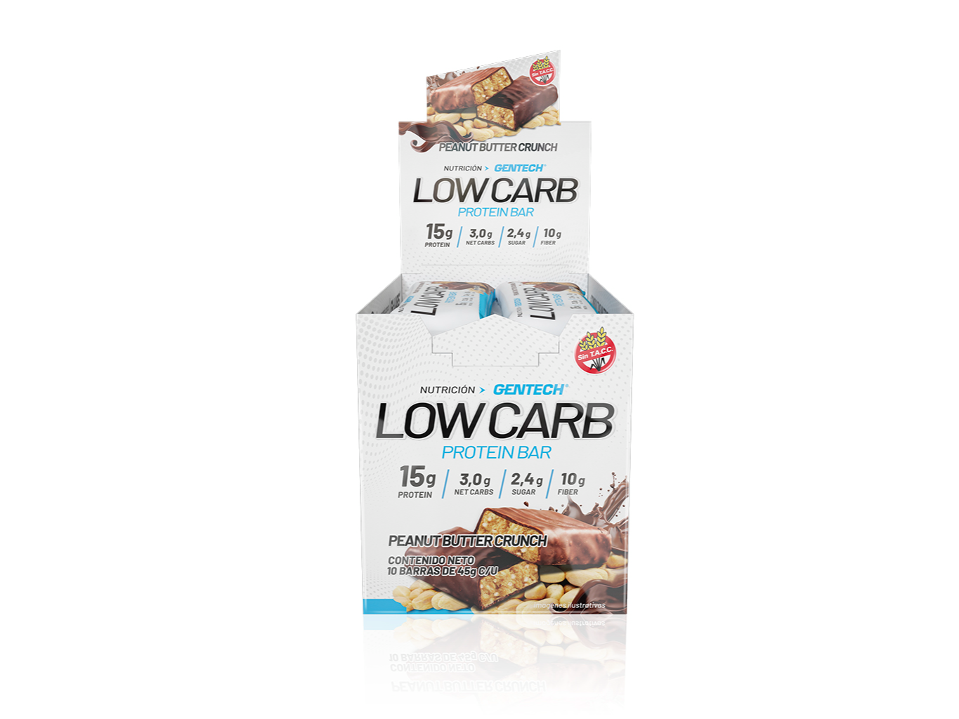 Barrita proteica GENTECH low carb