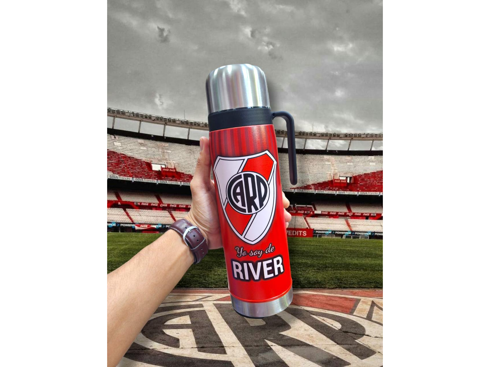 TERMO BOCA Y RIVER