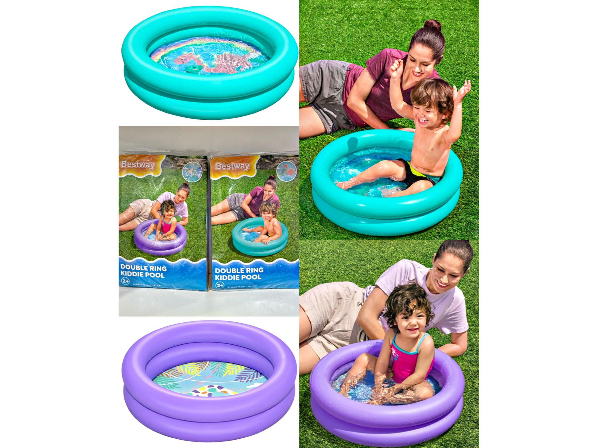 PILETA INFANTIL INFLABLE BESTWAY 2 ANILLOS