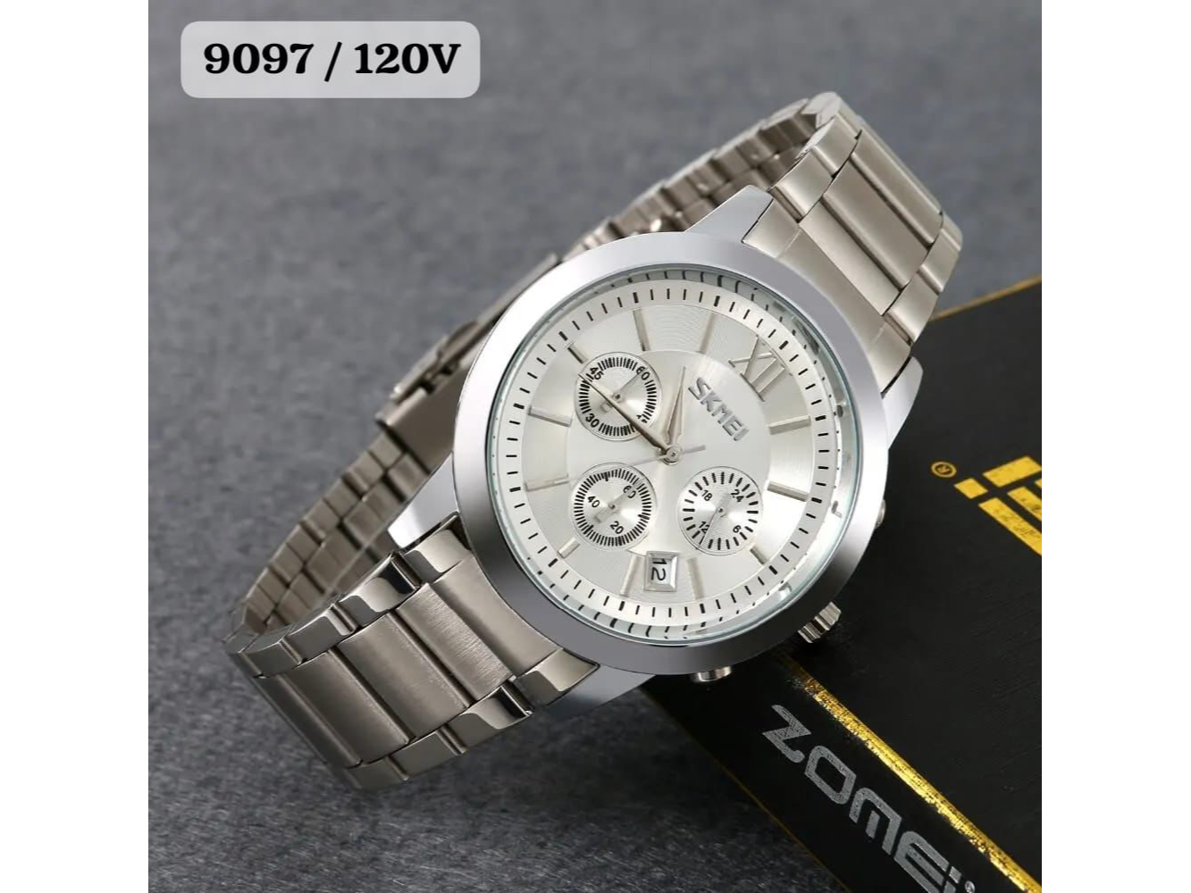 RELOJ SKMEI 9097 MALLA METAL