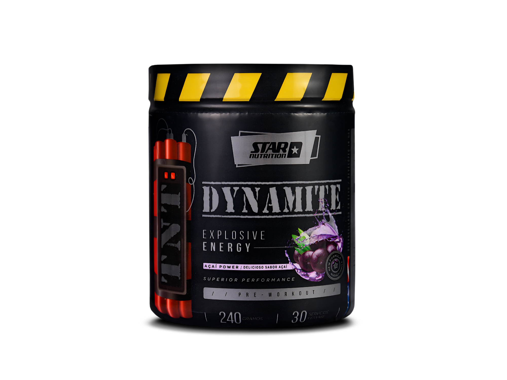 TNT-DYNAMITE X 240 g Sabor Blue Razz de Gunther