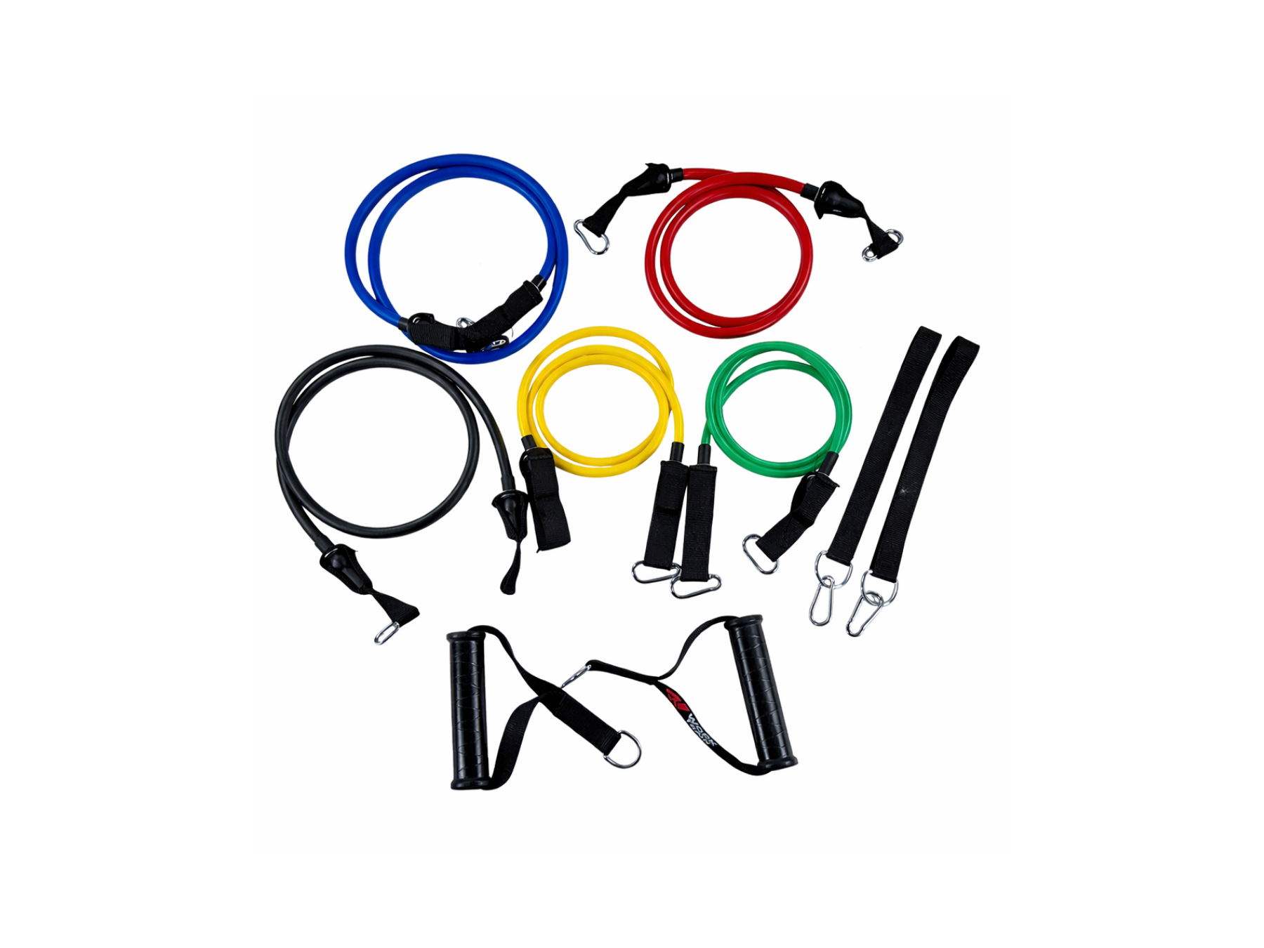 Kit de Bandas x5 Con Agarre y Tobilleras