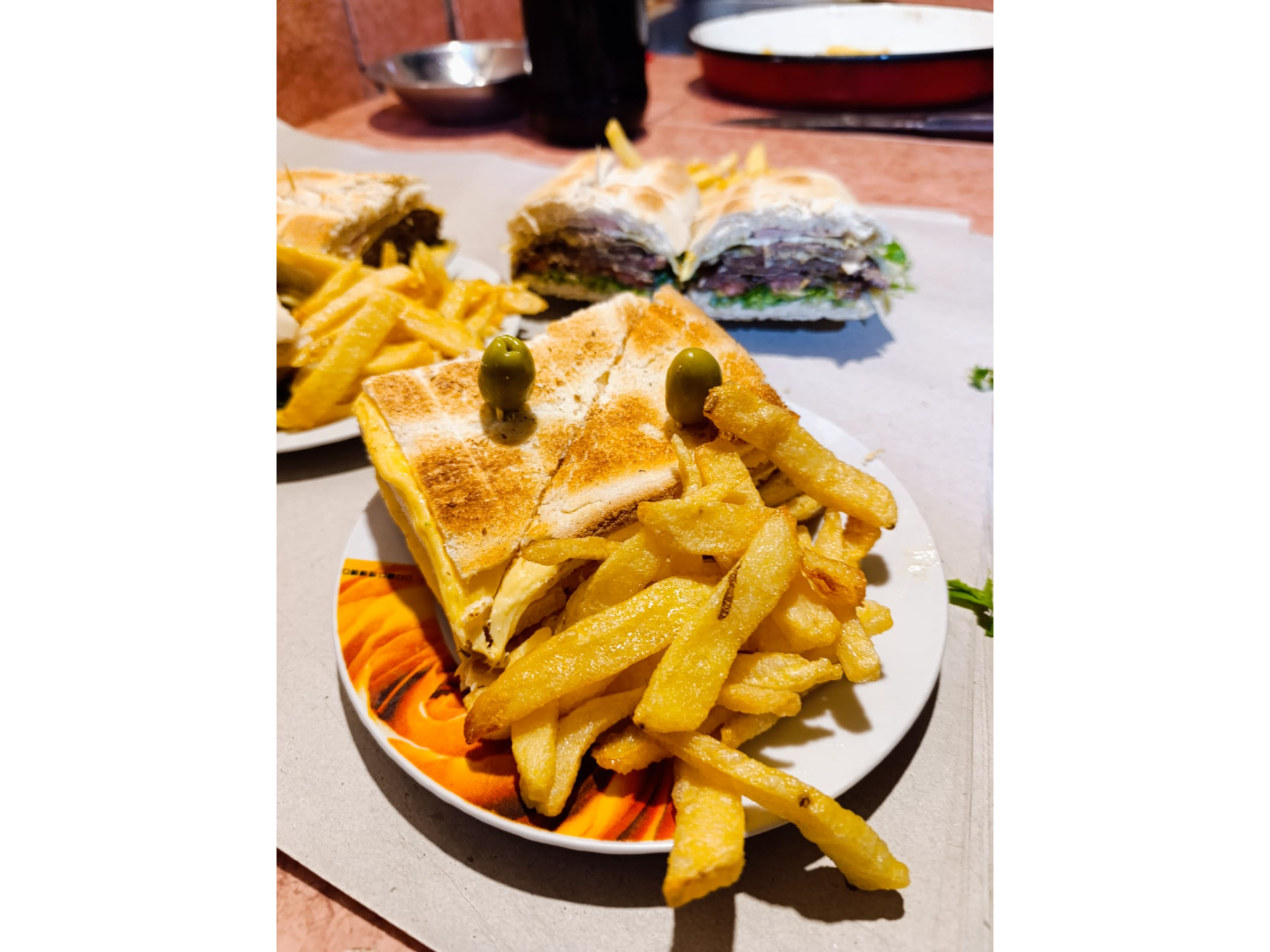 Tostado jamón y queso