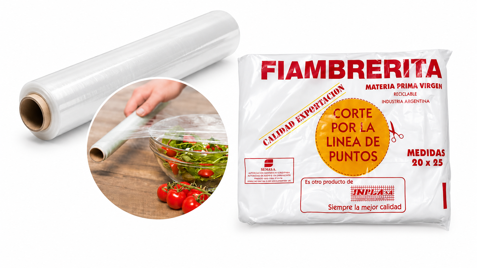 Folex - film PVC - aluminio - manteca  papel sulfito