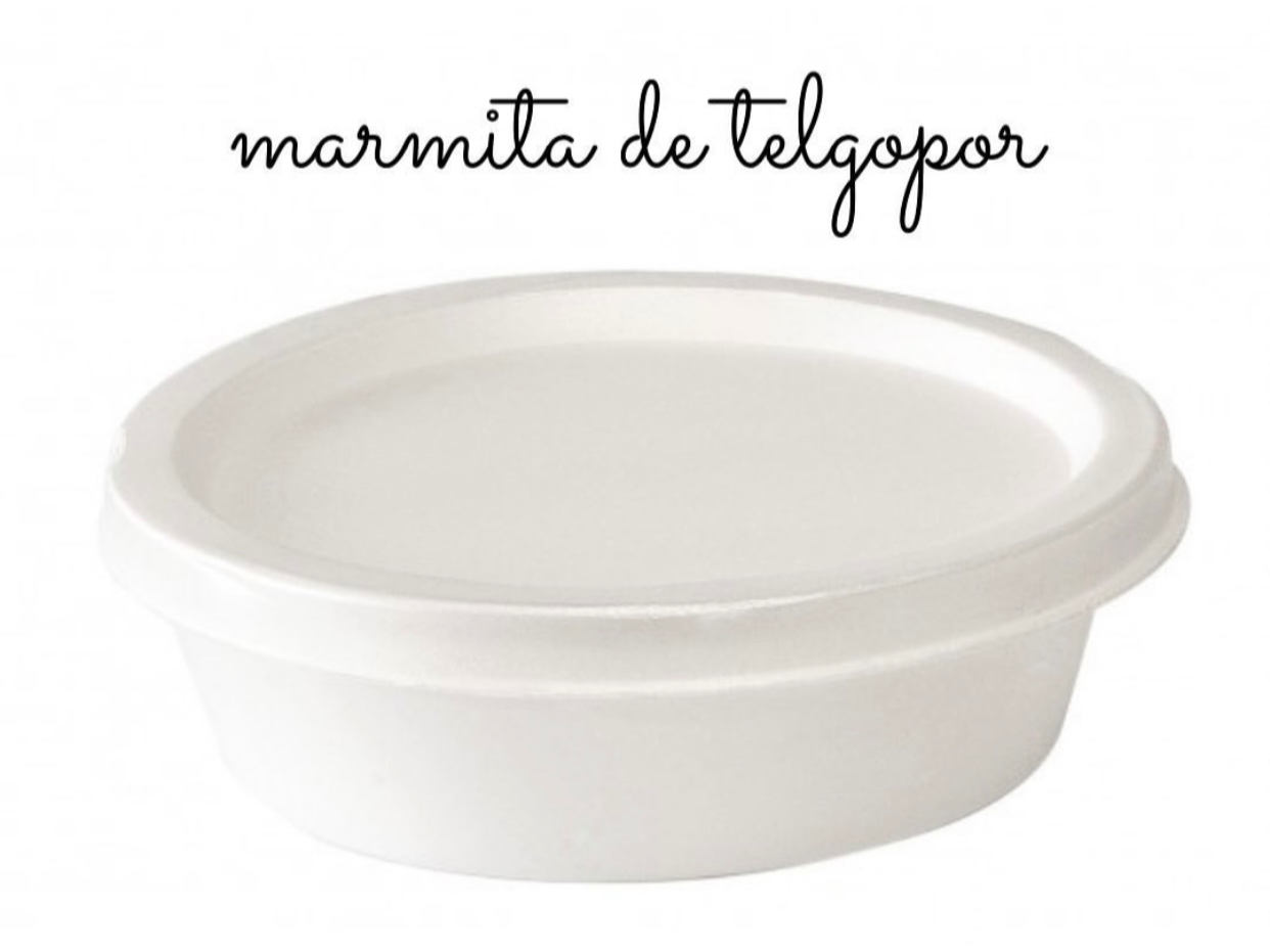 bandeja telgopor 1100cc