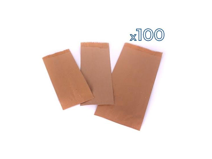 BOLSAS DE PAPEL KRAFT Nº 4 ANCHA