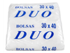 Bolsa camiseta 30x40 blanca