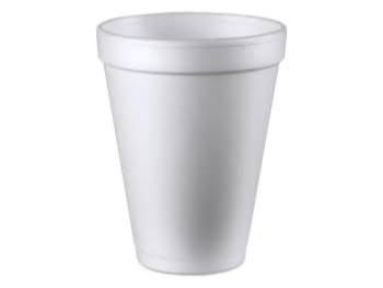 VASOS TELGOPOR 180 CC  ISOPOR