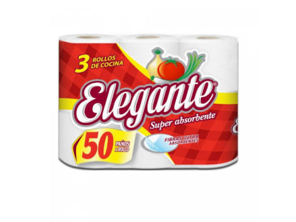 PAPEL ROLLO SERVILLETA ELEGANTE X3