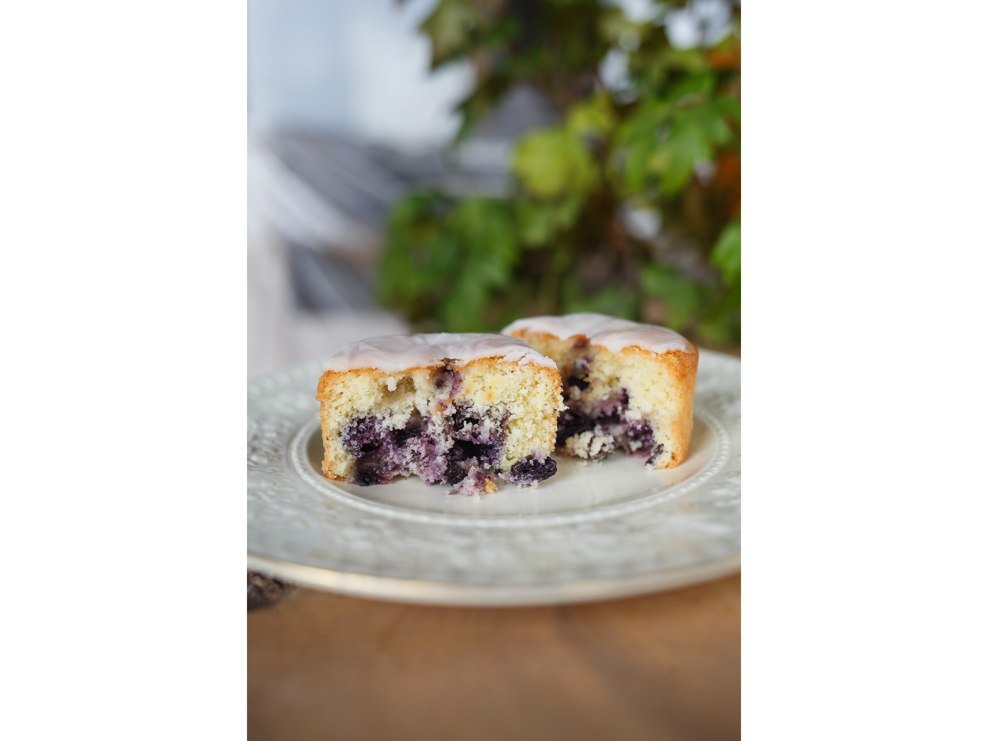 MINI BUDIN DE LIMON CON ARANDANOS