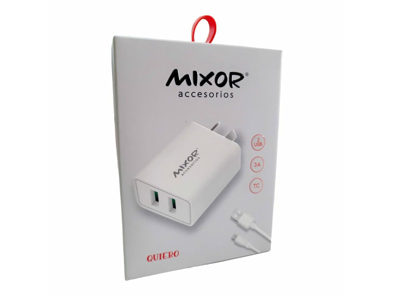 CARGADOR MIXOR QUIERO MODM-012 2 USB V8
