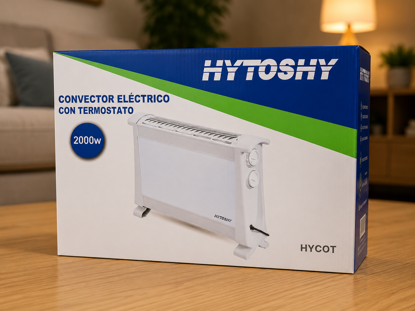 CONVERTOR ELÉCTRICO CON TERMOSTATO