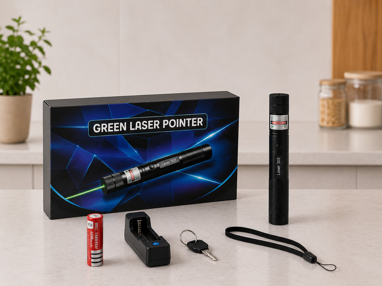 PUNTERO LASER VERDE DE ALTA POTENCIA