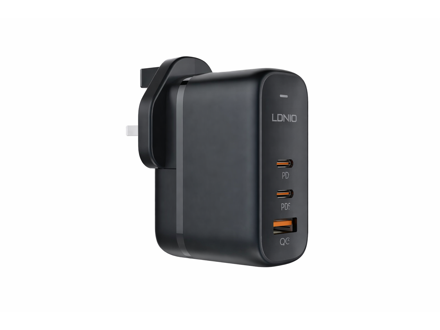 CARGADOR DE PARED UNIVERSAL LDNIO Q366 SUPER FAST CHARGER 65W 3 PUERT...