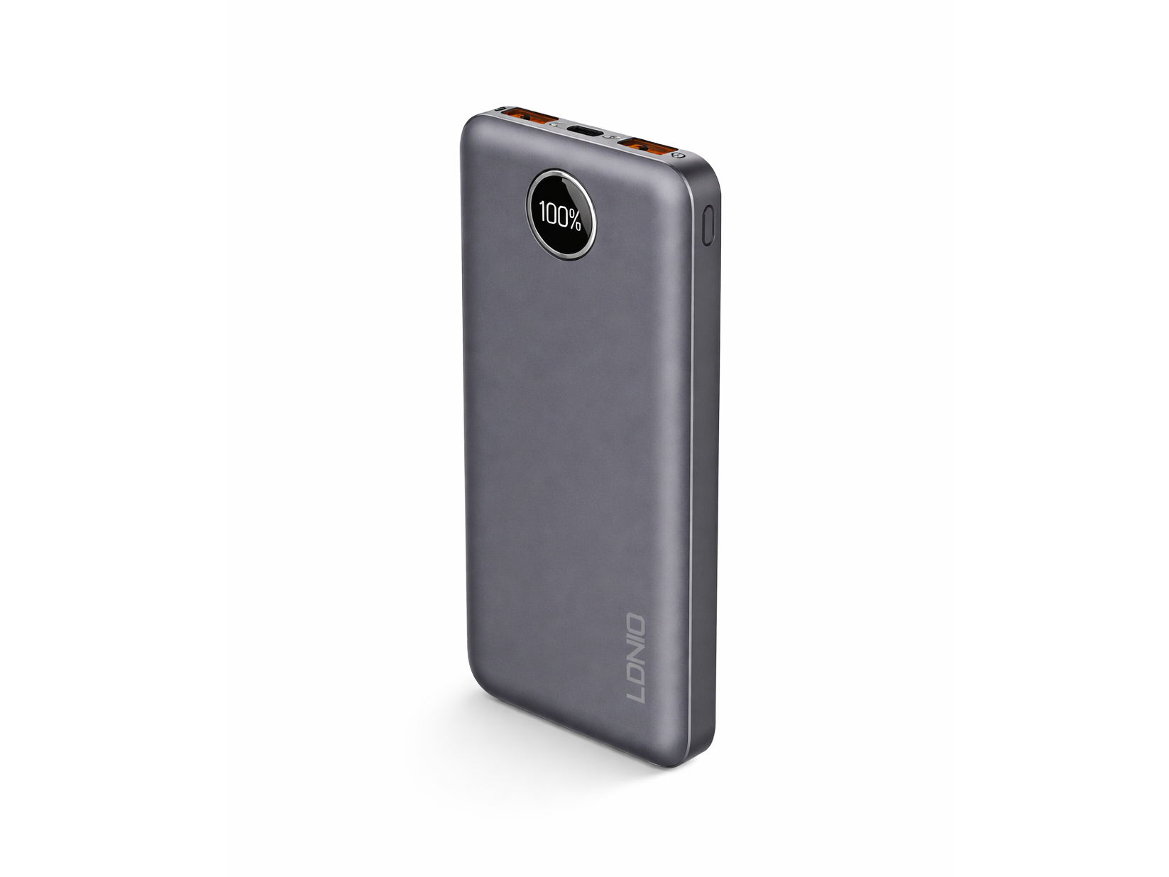 POWER BANK LDNIO PQ10 10000MAH 18W/22.5W PANTALLA LED FAST CHARGER GRIS