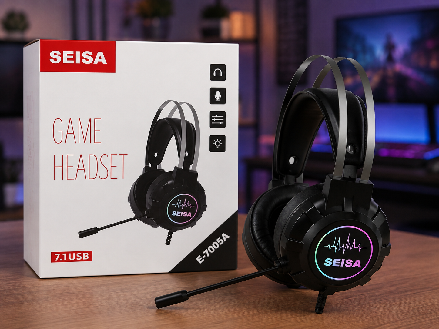 AURICULARES  GAMER SEISA
