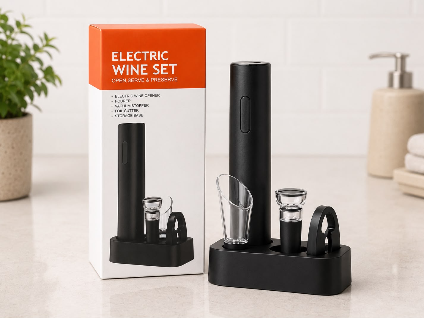 SET ELECTRICO PARA VINO / ELECTRIC WINE SET