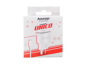 CARGADOR MIXOR UNICO 2.1A V8 1 USB CON CABLE