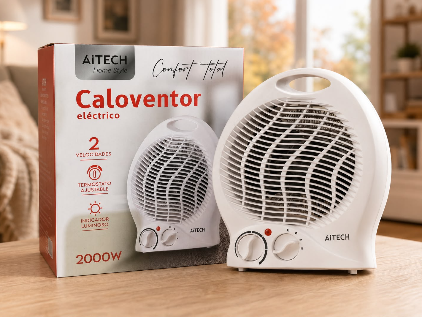 CALOVENTOR ELECTRICO AITECH 2000W