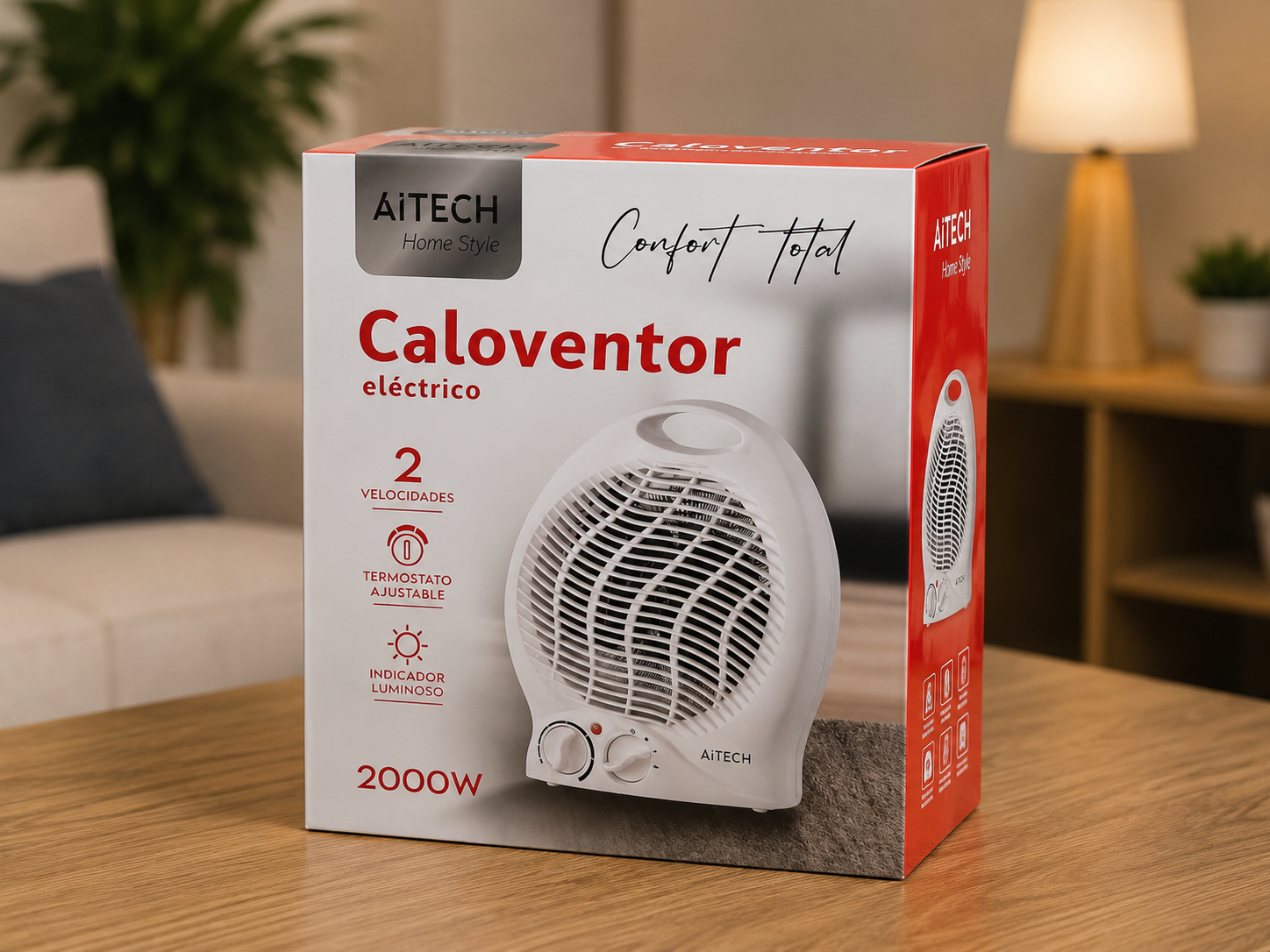CALOVENTOR ELÉCTRICO AITECH 2000W