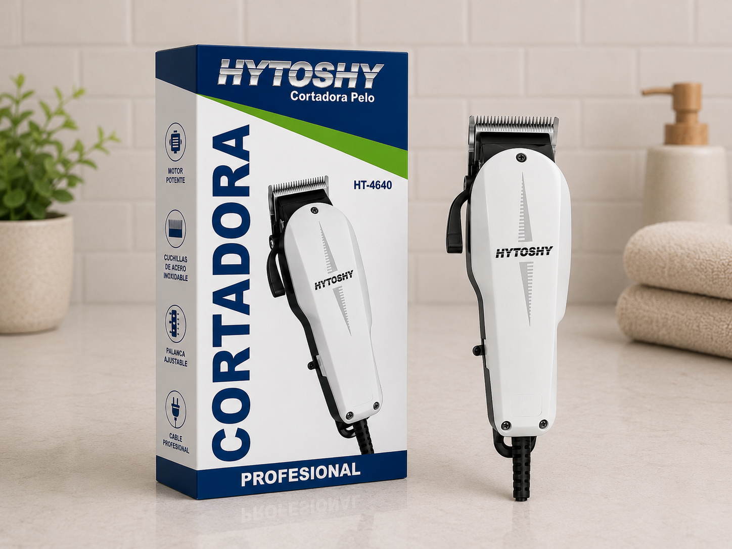 CORTADORA DE PELO HYTOSHY HT-4640 PROFESIONAL