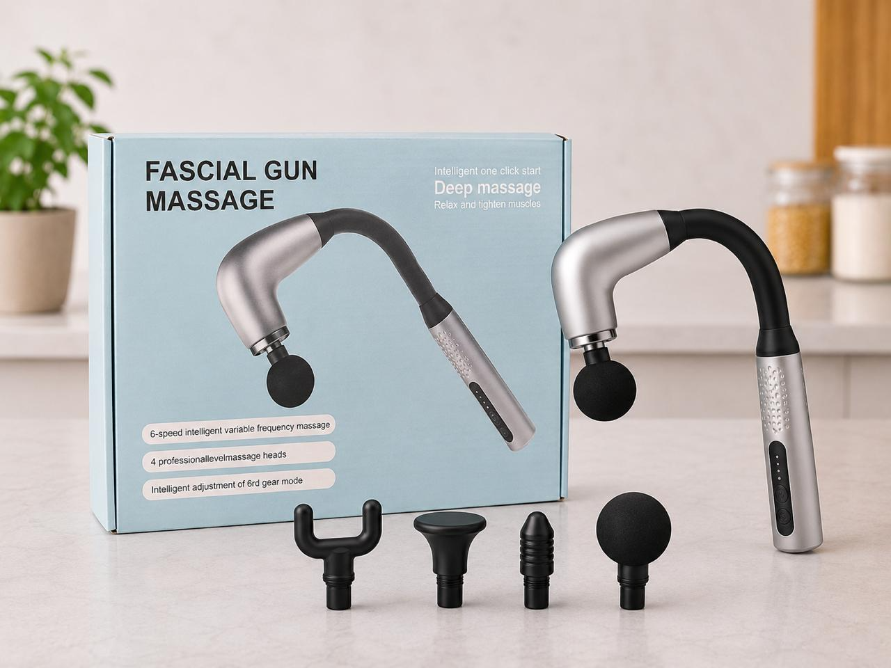 PISTOLA MASAJEADORA FASCIAL GUN