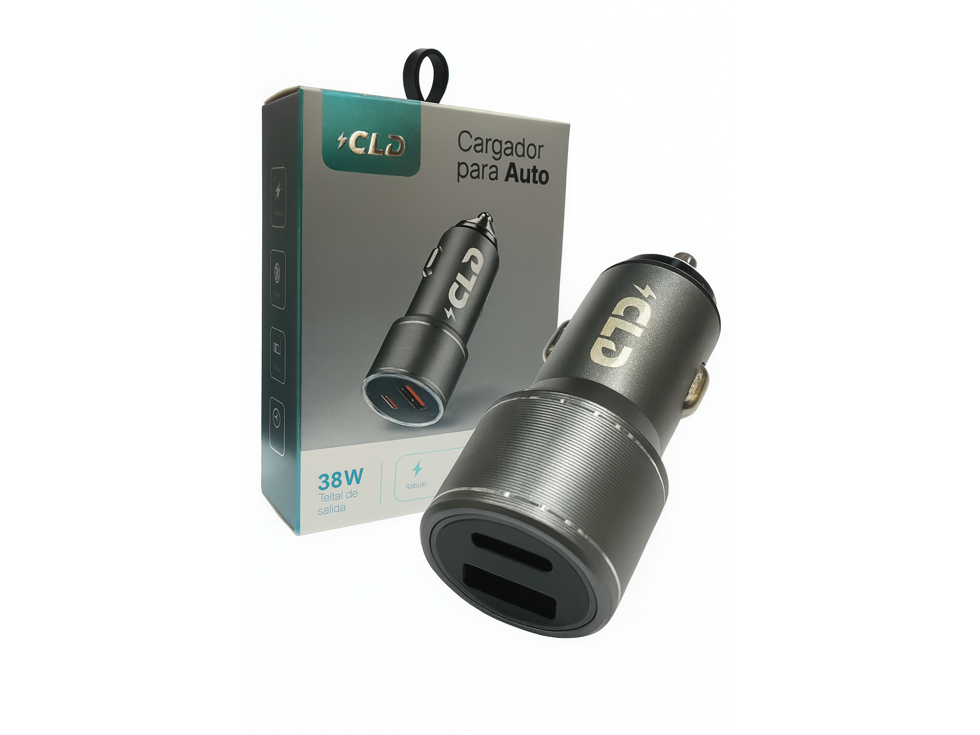 CARGADOR AUTO CDL TIPO C Y USB A