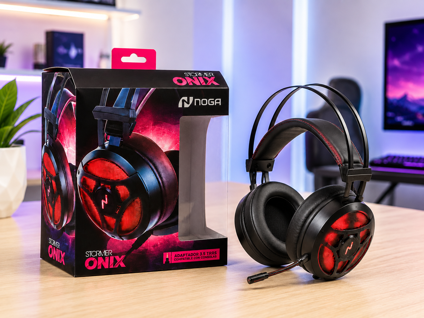 AURICULARES GAMER NOGA STORMER ONIX