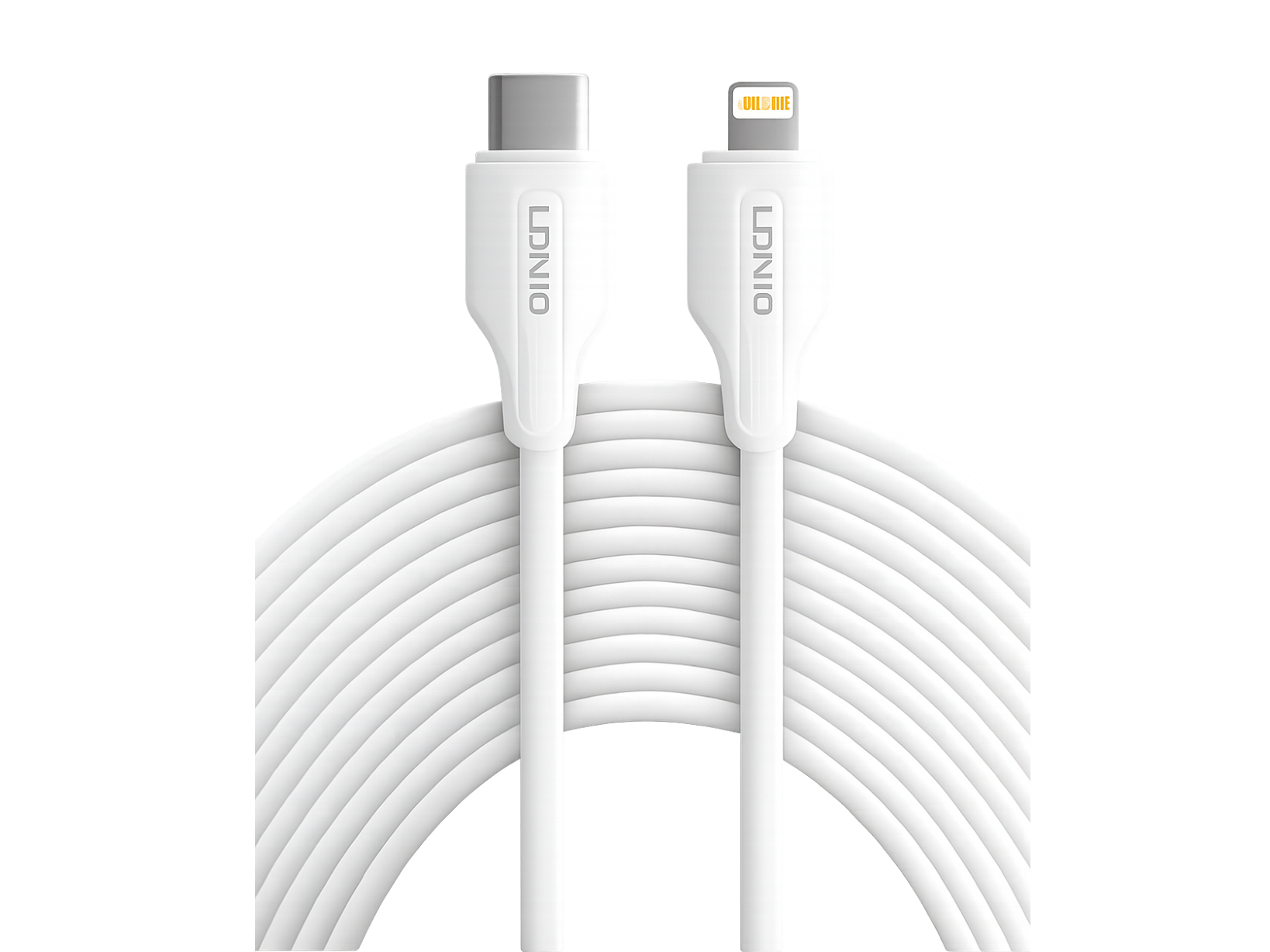 CABLE LDNIO LC121 CHARGE AND SYNC 65W USB-C A USB-C BLANCO 1M