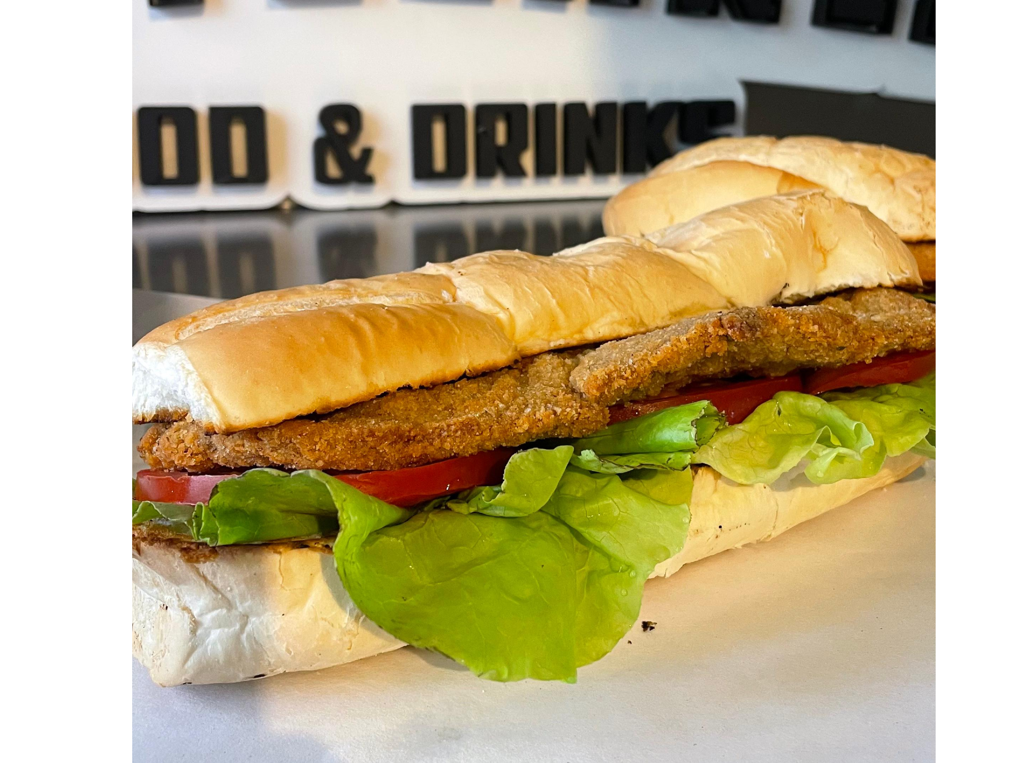 Milanesa de pollo BBQ