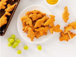 Ricosaurios con papas fritas