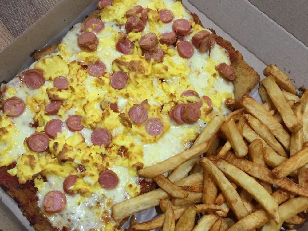 Milapizza de la casa para 3 personas