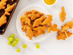 Ricosaurios con papas fritas