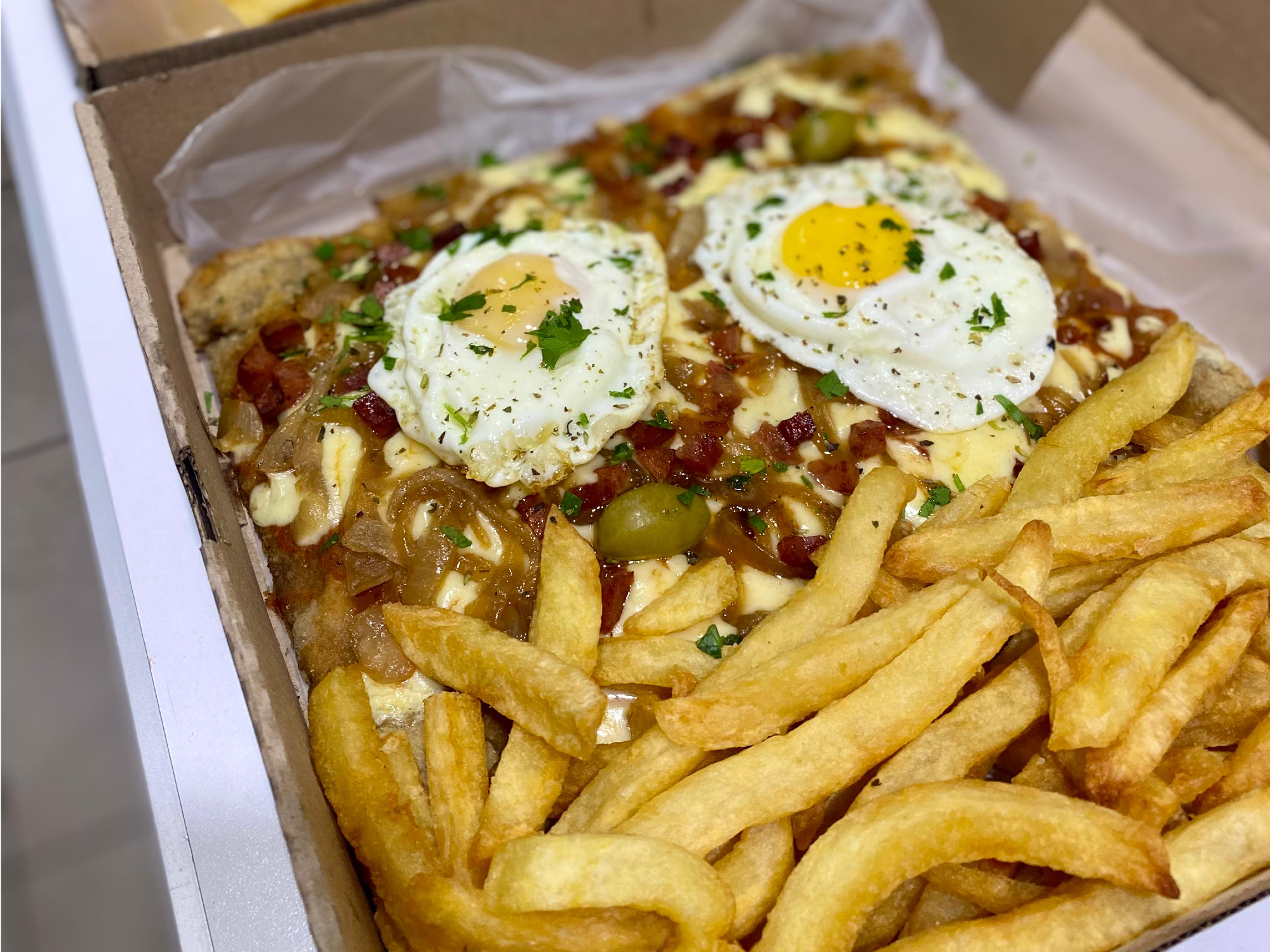 Milapizza americana para 3 de El Buen Gusto Berazategui