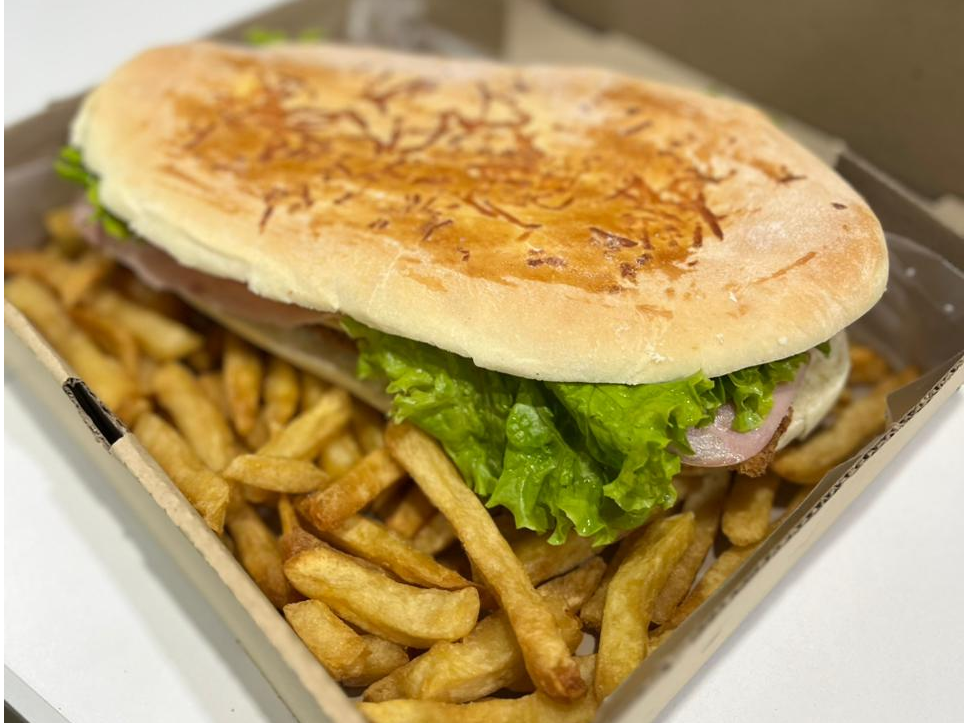 Sandwich de mila completo 24cm con colchon de papas