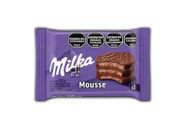 Alfajor Milka Mousse Triple