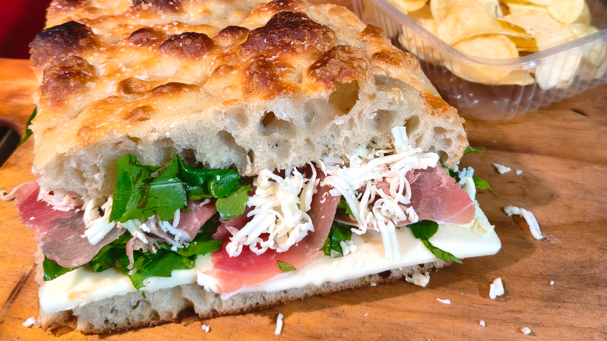 Focaccia sandwich