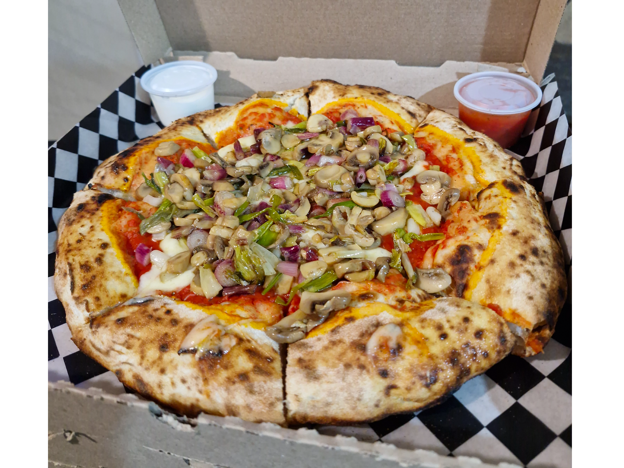 Champiñones al verdeo