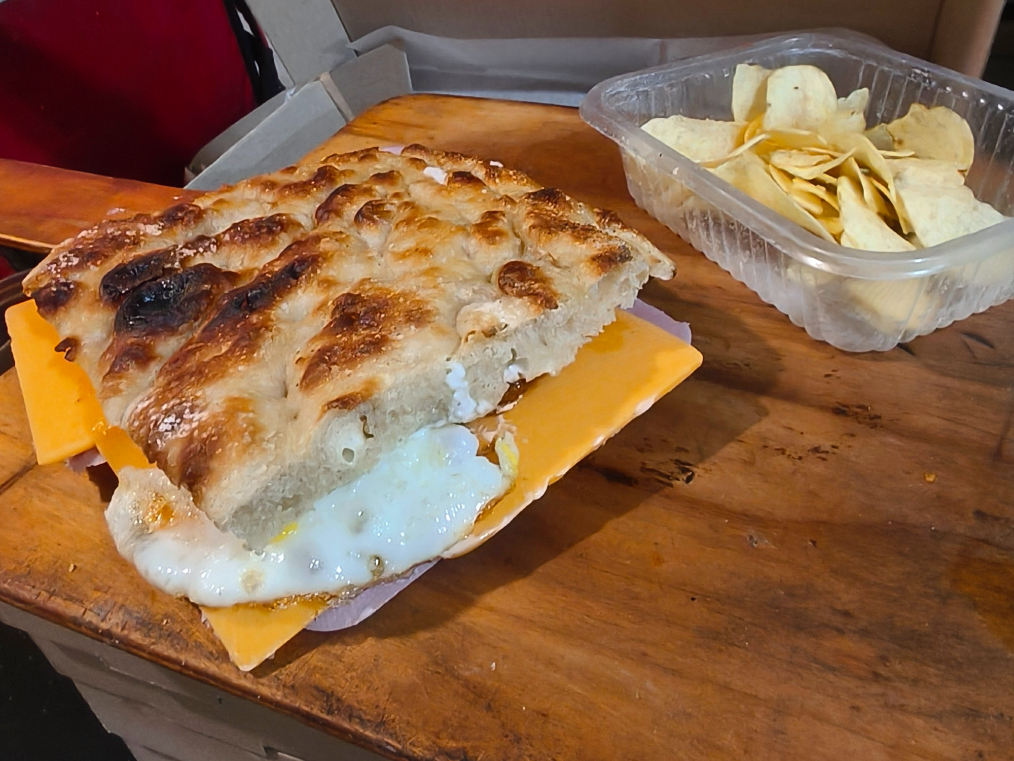 Jamon y Cheddar