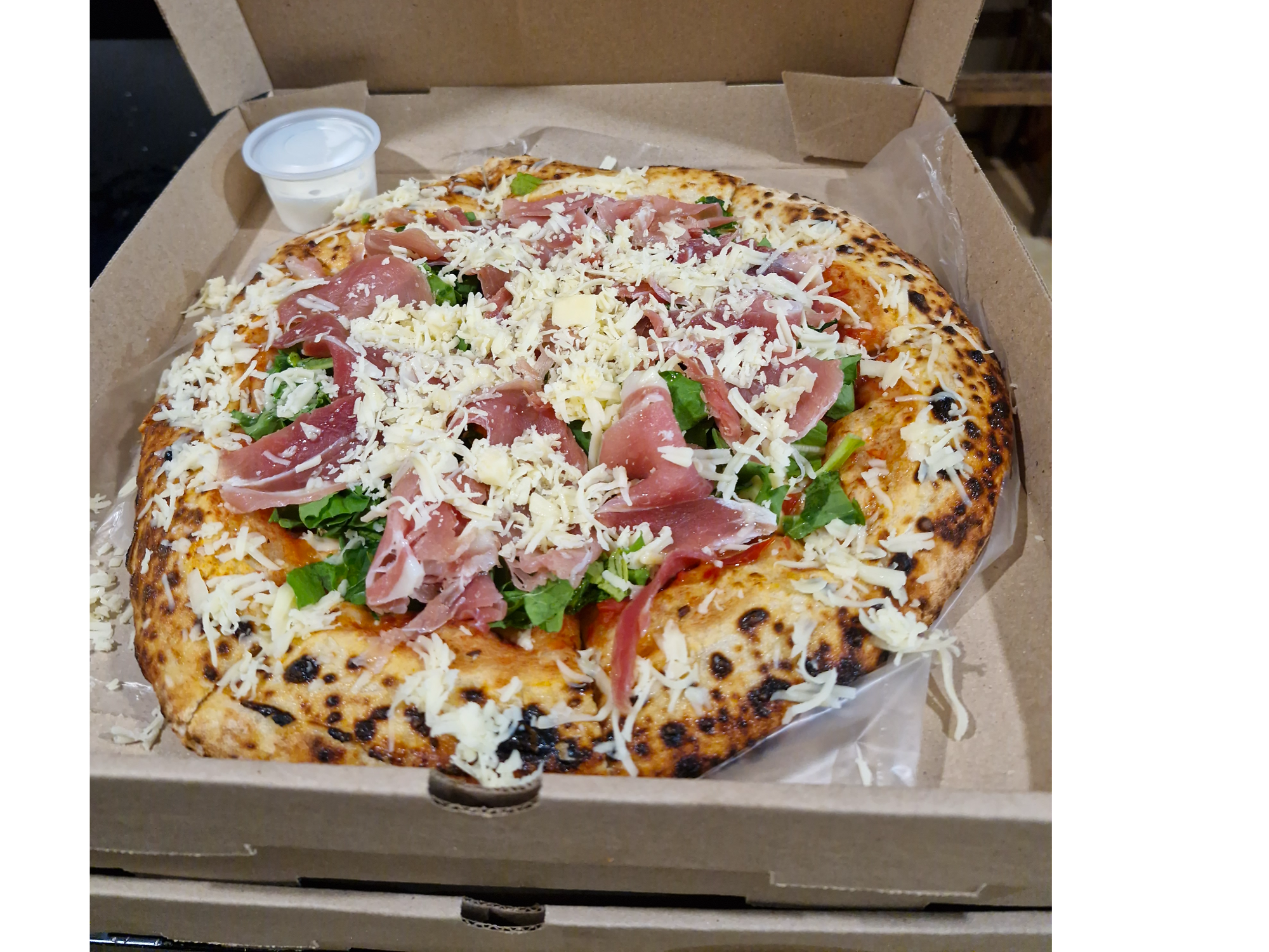 Jamon crudo y rucula